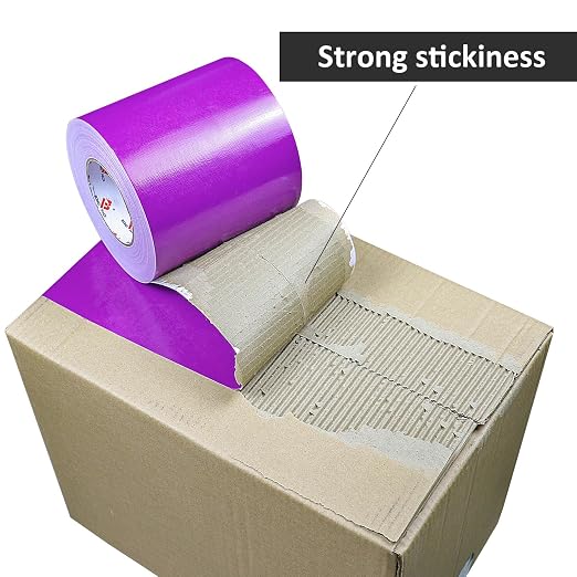 BOMEI PACK 6" Purple Duct Tape Heavy Duty, 6 Inch x 60 Yards Purple Wide Rol - Image 3