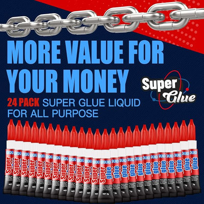 3 Gram Single Use Super Glue Liquid, Super Fast, Thin & Strong Adhesive - Image 7