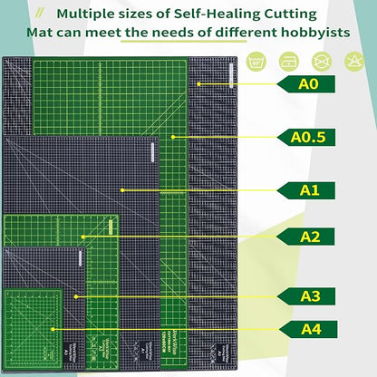 Thickness-Upgraded 12" x 18" Self Healing Sewing Mat, WerkWise Rotary Cutting - Image 7