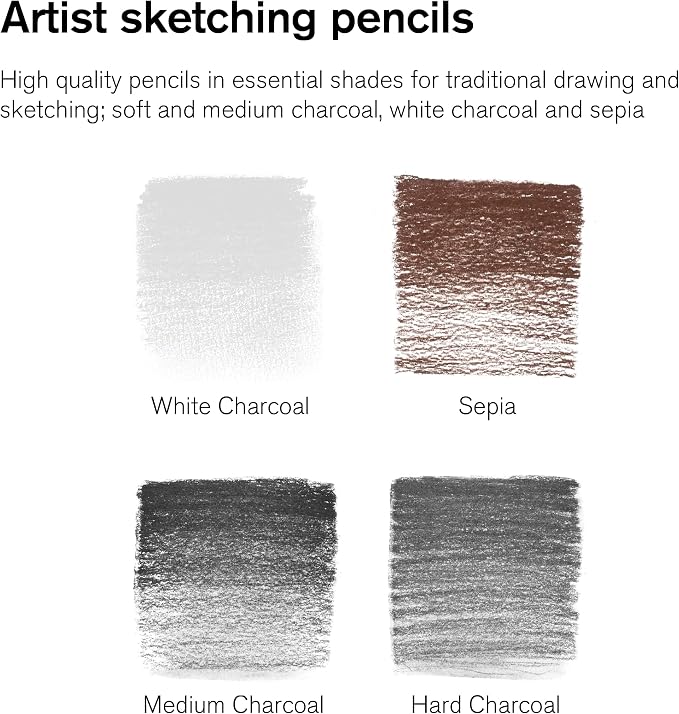 Winsor & Newton Studio Collection Artist Pencils, Sketching Pencils - Image 3