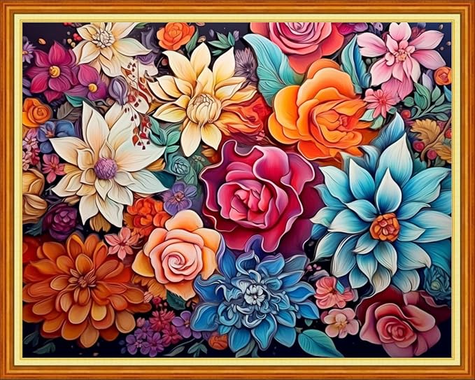 Dooxvey Cross Stitch Kits for Adult Beginners by DooxveyStampedEmbroideryKit