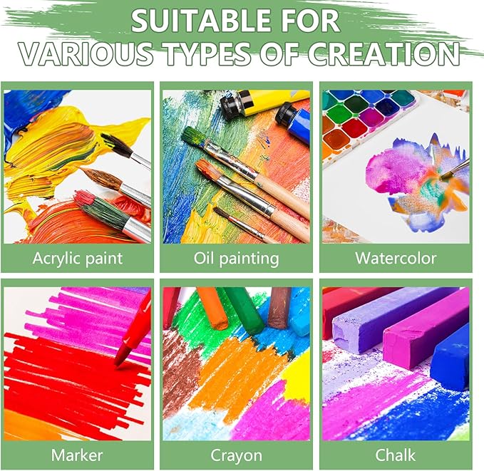 FUMILE Canvas Boards for Painting 8x10, 26 Pack Canvases Primed Acid Free Blank - Image 4