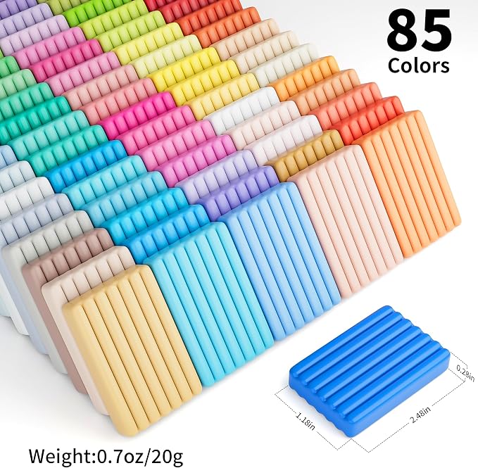Polymer Clay 85 Colors, Modeling Clay - Image 2