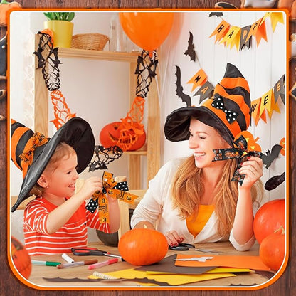 12 Rolls Halloween Wired Edge Ribbon - Image 7