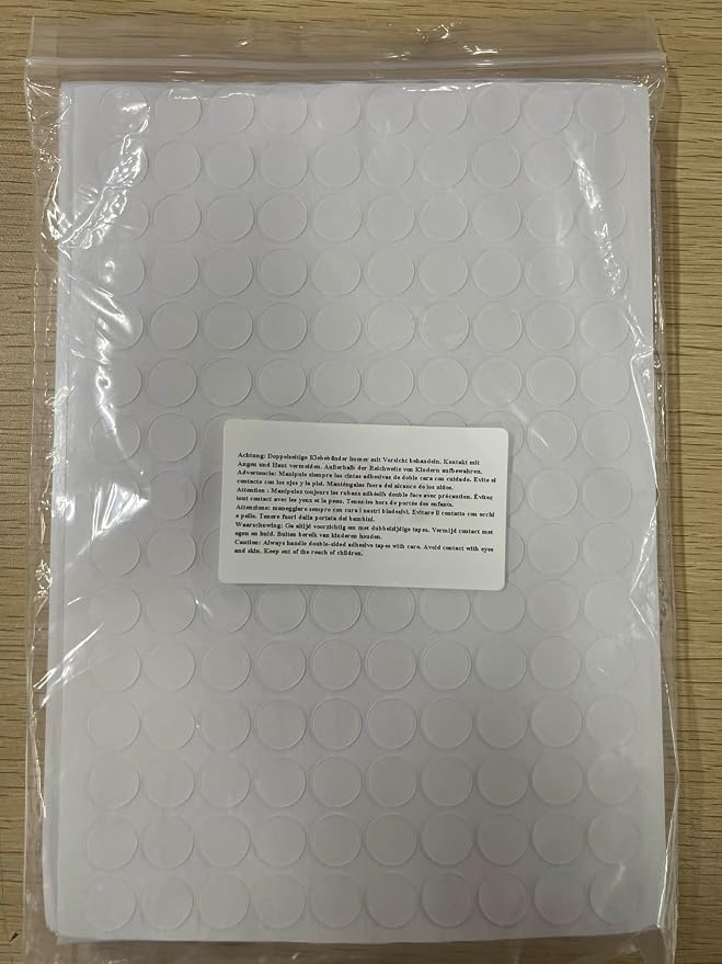 Zonon 3000 Pcs Double Sided Adhesive Dots Clear Glue Point Tape Stickers - Image 8
