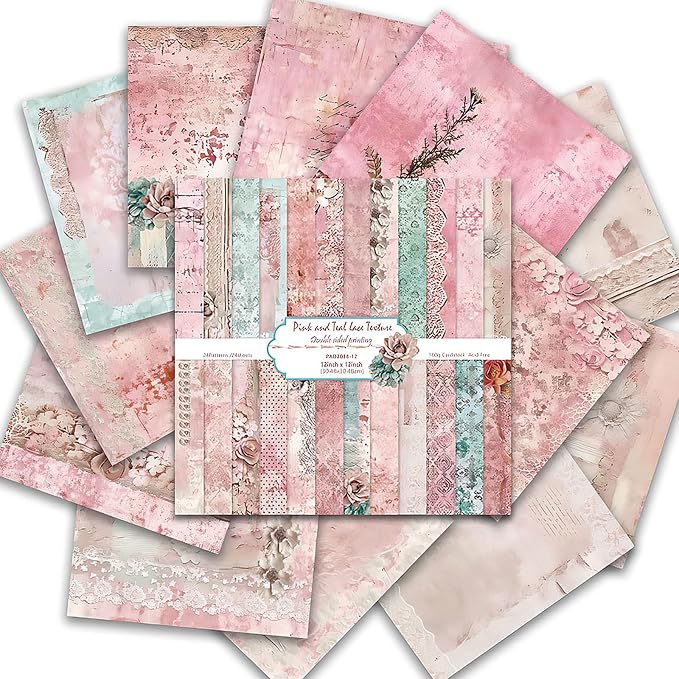 Scrapbook Paper 12x12 inch, 24 Sheets DIY Origami Decorative Craft, Double by Unknown