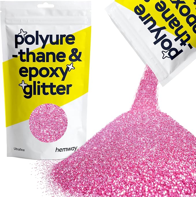 Hemway Polyurethane & Epoxy Glitter Metallic Crystal Flake Additive by Hemway