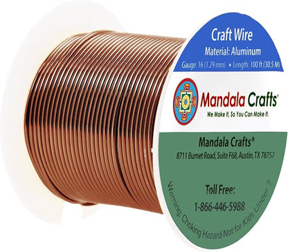 Mandala Crafts 16 Gauge Anodized Aluminum Craft Wire - Image 2