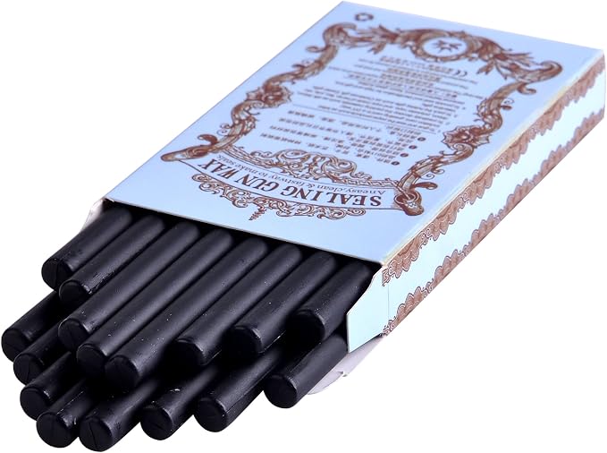 16pcs/Set Black Glue Gun Sealing Wax Stick by TELOSMA