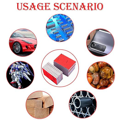 18 Pcs 320-2500 Grit Sanding Sponge, Ultra Fine Sanding Sponges Pads, Soft Foam - Image 6
