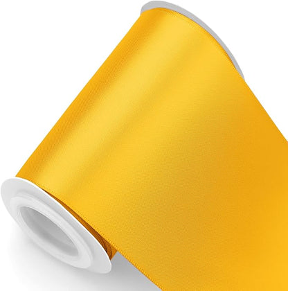 Humphrey's Craft 4 Inch Gold Double Faced Satin Ribbon by HumphreysCraft