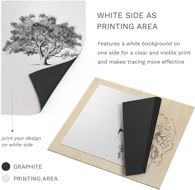 MyArtscape Graphite Transfer Paper, 20 Mixed Sheets - Image 3