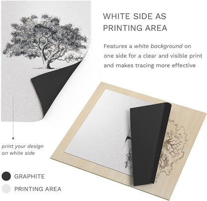 MyArtscape Graphite Transfer Paper, 20 Mixed Sheets - Image 3