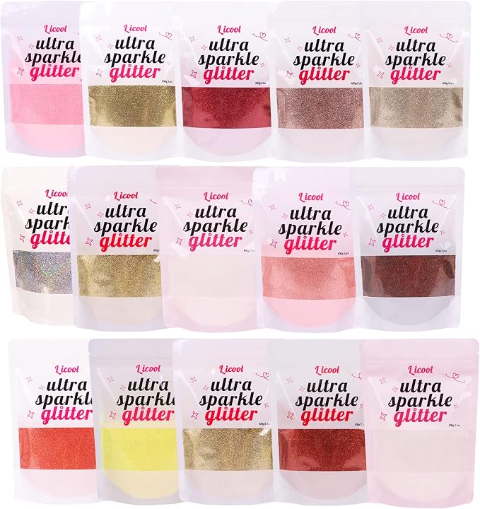 Holographic Fine Glitter, 100g/3.5oz Extra Fine Glitters Powder Packs - Image 3
