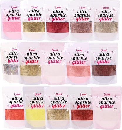 Holographic Fine Glitter, 100g/3.5oz Extra Fine Glitters Powder Packs - Image 3
