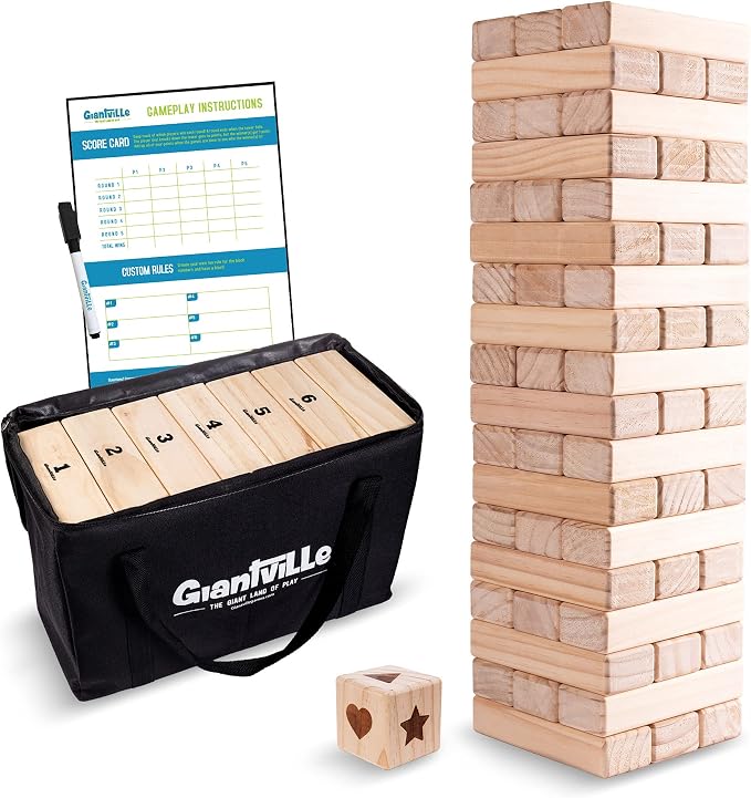 Giantville Giant Tumbling Timber Toy by Giantville