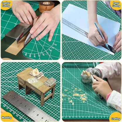 5 PCS Self Healing Cutting Mat 12" x 18": Sewing Rotary Cutting Mat - Image 5