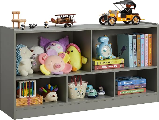 Kids Toy Storage Organizer, 5-Section Storage Cabinet by Onirw
