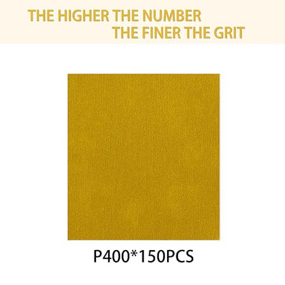 150PCS 400 Grit Gold Sanding Discs, 5-Inch 8-Hole Sandpaper - Image 2