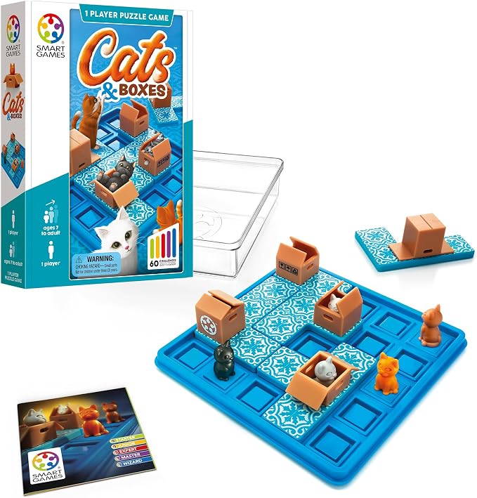 SmartGames Cats & Boxes Travel Game by SmartGames