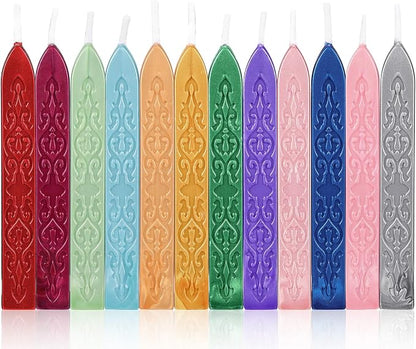 Yoption 12 Pcs Mixed Colors Sealing Wax Sticks - Image 5