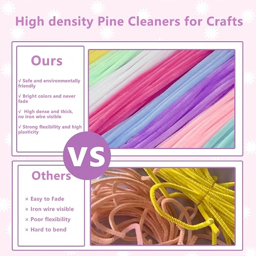 Pipe Cleaners Craft, Floral Tape, - Image 4