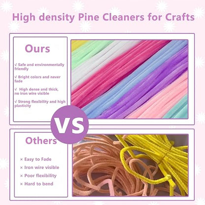 Pipe Cleaners Craft, Floral Tape, - Image 4