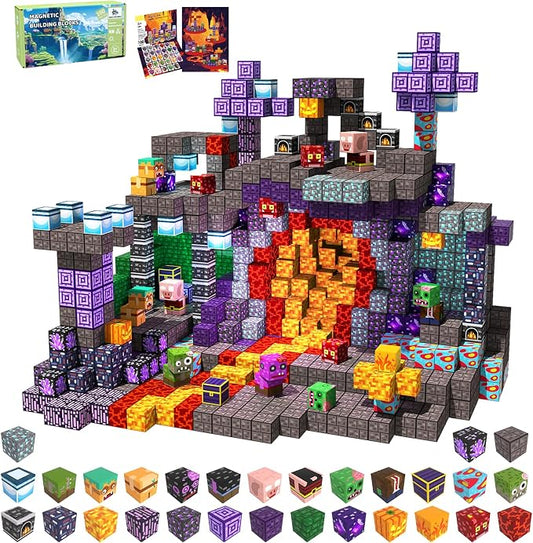 100 PCS Magnetic Blocks by Unknown
