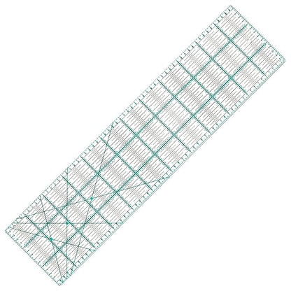 MANUFORE Quilting Ruler 15 x 60cm Sewing Acrylic Ruler Anti-Slip Metric Ruler by MANUFORE