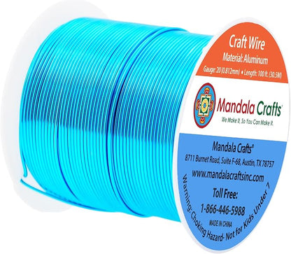 Mandala Crafts 20 Gauge Anodized Aluminum Craft Wire - Image 2