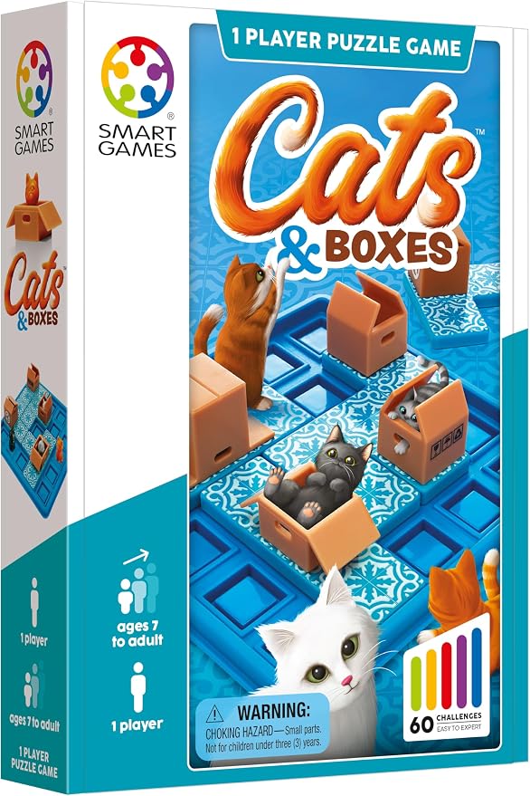 SmartGames Cats & Boxes Travel Game - Image 3