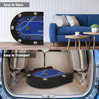 Upgrade Foldable Poker Table for 10 Players - Image 6