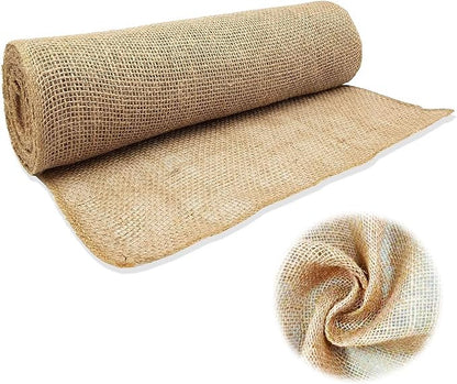 40InX82FT Burlap Rolls Multipurpose Jute Burlap Fabric by X-Kingsun