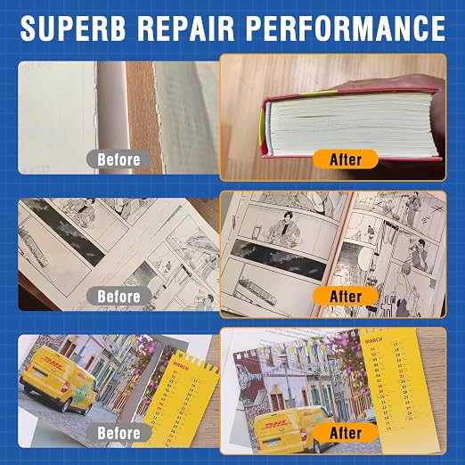 Book Repair & Binding Glue Kit – 8.5 Oz + 2×1.35 Oz Acid-Free PVA Adhesive – - Image 4