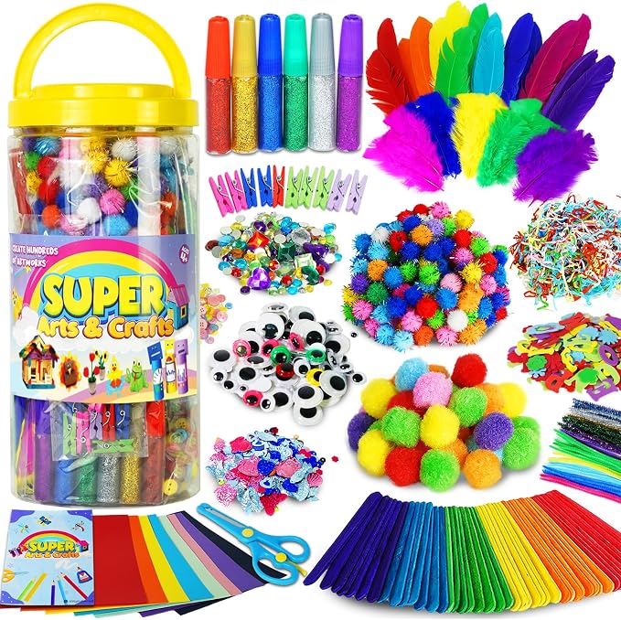 FUNZBO Arts and Crafts School Supplies by FunzBo