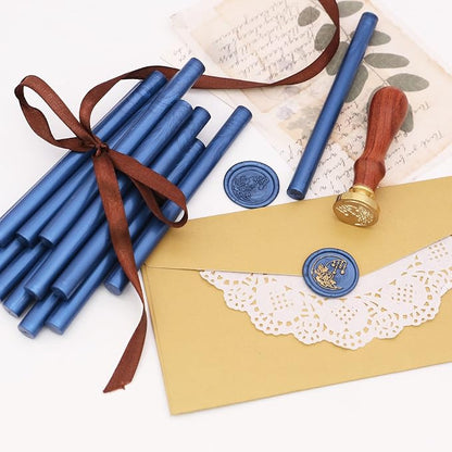 SWANGSA 20 Pieces Glue Gun Sealing Wax Sticks Navy Blue - Image 4