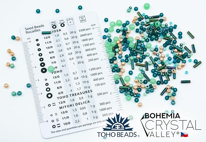 Bohemia Crystal Valley Czech Glass Beads & Japaneese TOHO Seed - Image 4