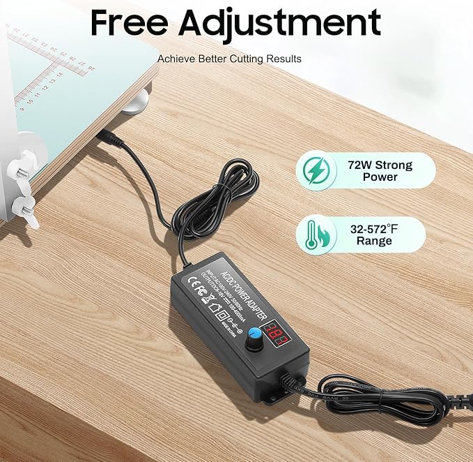72W Electric Hot Wire Foam Cutter, Tabletop Portable Lightweight Foam Cutting - Image 5