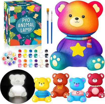 FUNZBO Paint Your Own Bear Lamp Kit by FunzBo
