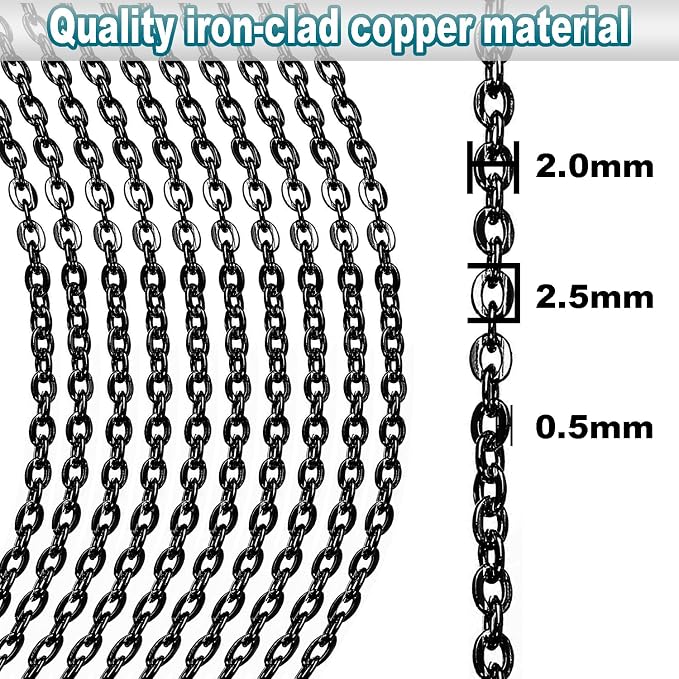 Jishi 33ft Link Cable Chain Roll 2mm - Image 3