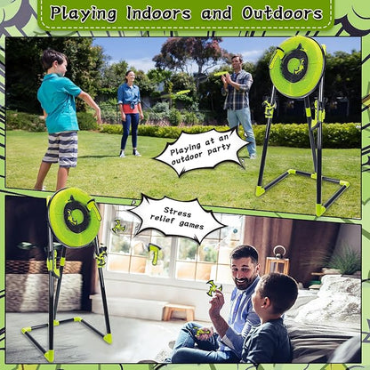 Axe Throwing Game for Backyard - 4 in 1 Outdoor Games for Kids Adults Family - - Image 3