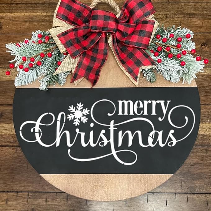 10 Pieces Large Christmas Stencils - Image 3