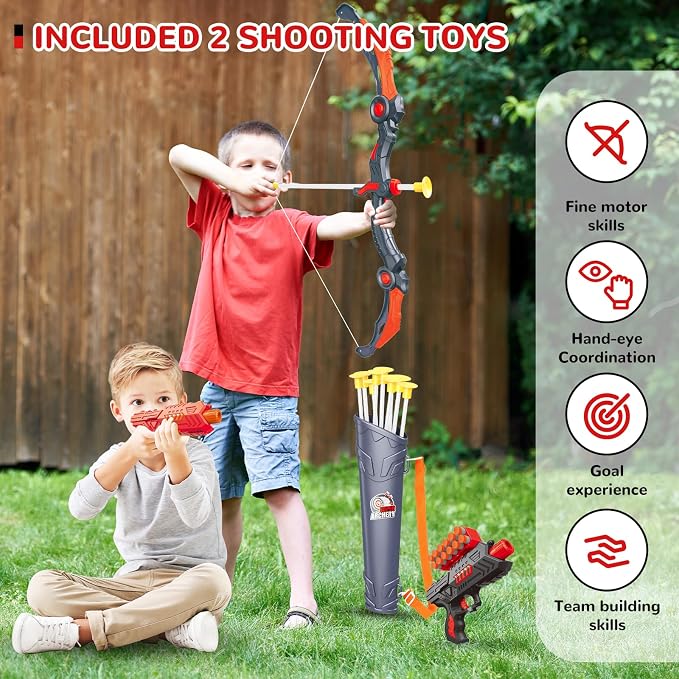 GMAOPHY 2 Pack Bow and Arrow Toy - Image 3