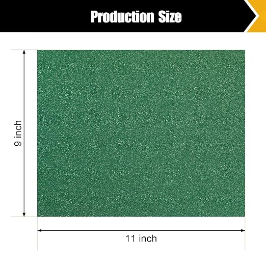 60 Grit Aluminum Oxide Sandpaper, 9x11 Inch Sheets, 12 Pack, Compatible - Image 3