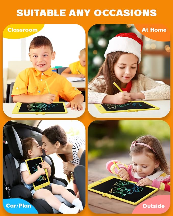 Bravokids LCD Writing Tablet for 3-8 Year Old Girls and Boys - Image 5