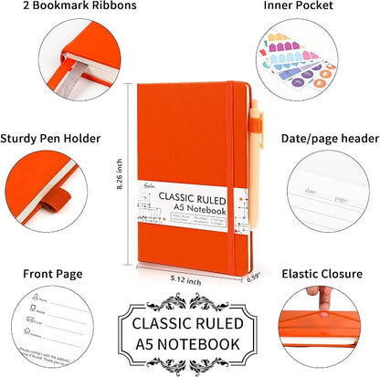 feela 24 Pack Journal Notebook for Work, Business Notebook Bulk Hardcover Lined - Image 2