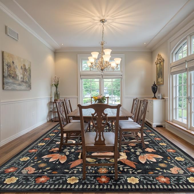 Morebes Washable 9x12 Area Rugs - Image 8