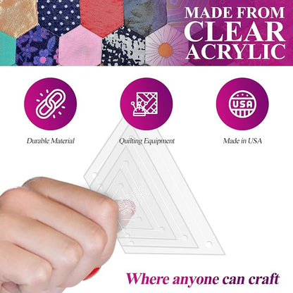 Quilting Acrylic Template Set | Precision Tools - Image 4