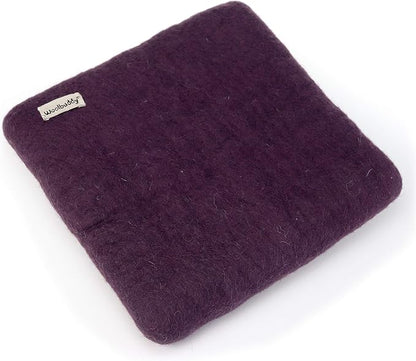 Woolbuddy Needle Felting Pad – Purple Wool Mat 10x10x1.5" – Foam Alternative by Woolbuddy