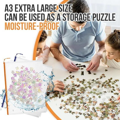 24pcs Mesh Zipper Pouch File Bags Puzzle Storage Bags, A3 17x12 Inches Large - Image 6